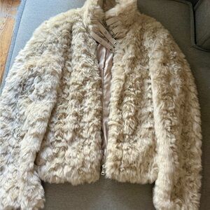 Forever 21 cream colored Teddy Jacket